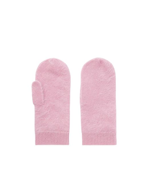 Lisa Yang Pink Plush Gloves