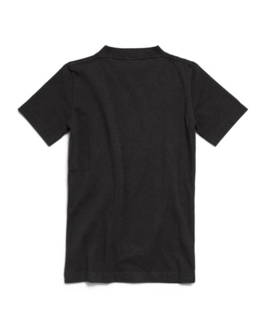 Balenciaga Black Activewear Fitted T-Shirt