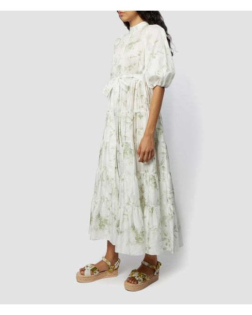 Erdem Multicolor Strap-Up Dress