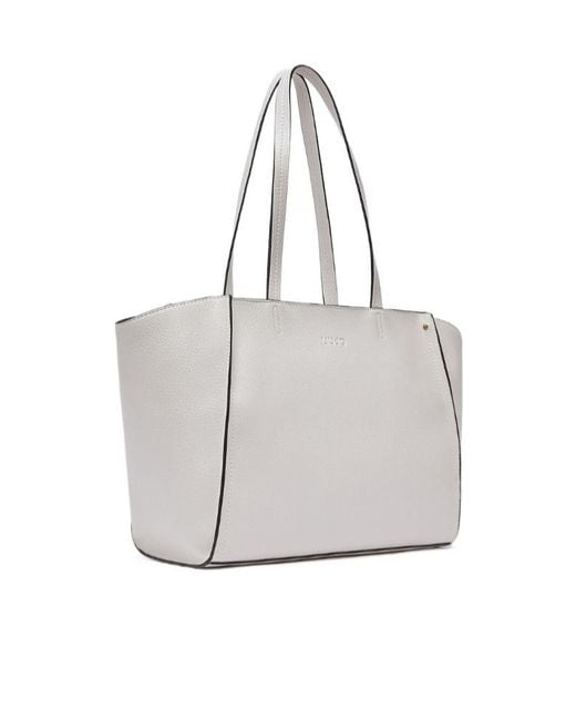 Liu Jo White Logo Detail Tote Bag