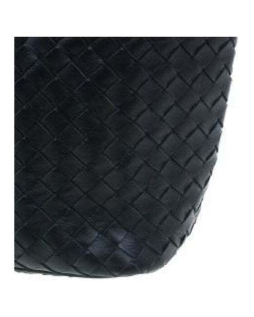 Bottega Veneta Blue Zippered Handbag