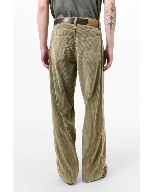 Our Legacy Green Casual Trousers With Belt Loops for men