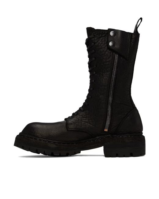 Guidi Black X Stylezeitgeist Lace-Up Boots for men