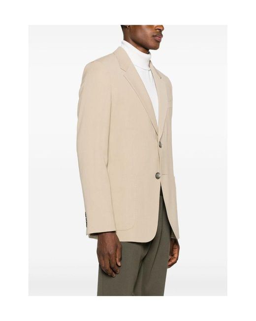 AMI Natural Single-Breasted Blazer for men
