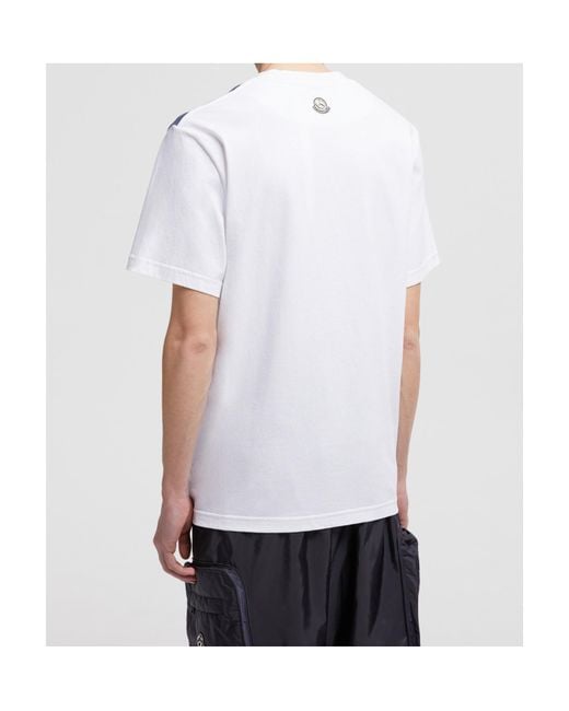 Moncler Blue X Mercedes-Benz By Nigo Printed Cotton T-Shirt for men
