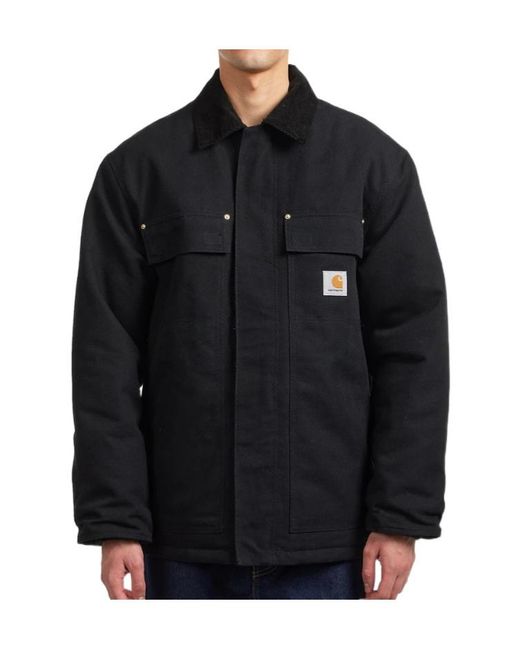 Carhartt Black Long-Sleeved Collared Jacket for men
