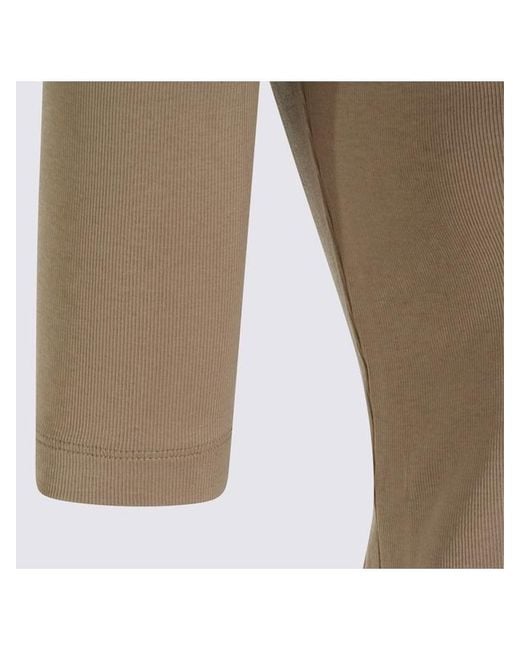 Fabiana Filippi Natural Scoop Neck Half Sleeve T-Shirt