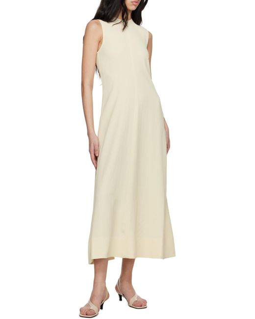 Totême White Sleeveless Maxi Dress