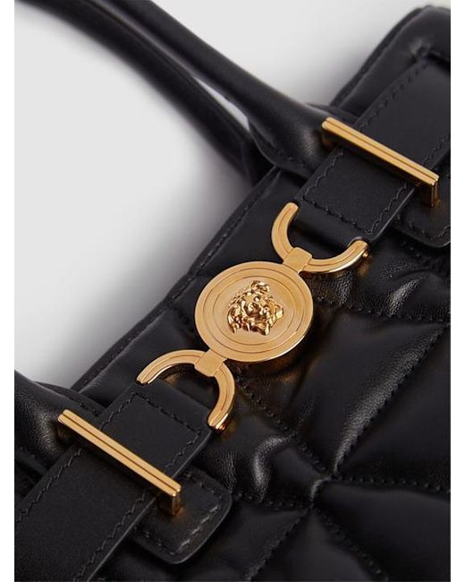 Versace Black Double Handle Shoulder Bag