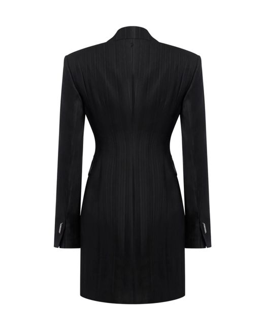 Dondup Black Long-Sleeved Dress