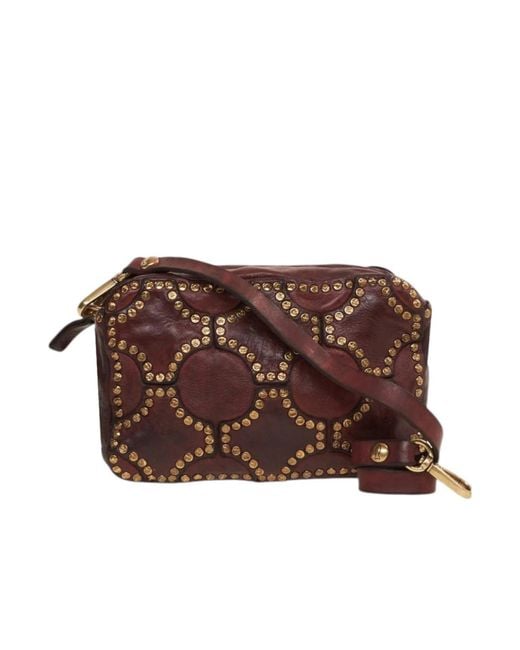 Campomaggi Brown Zippered Shoulder Bag
