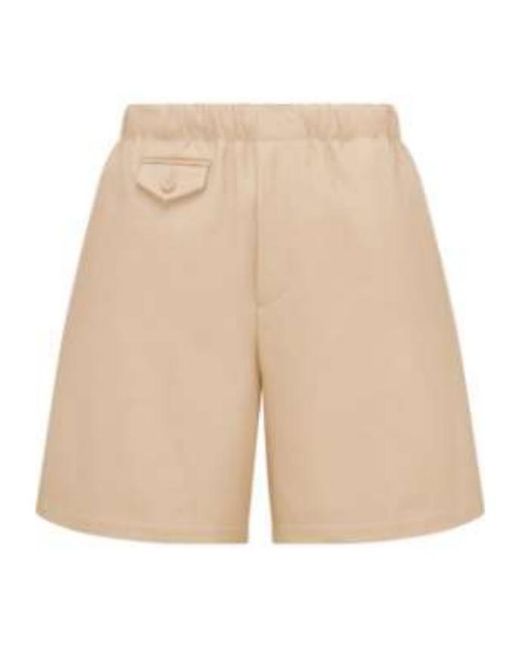 Dior Natural Bermuda Shorts With Elastic Waist for men