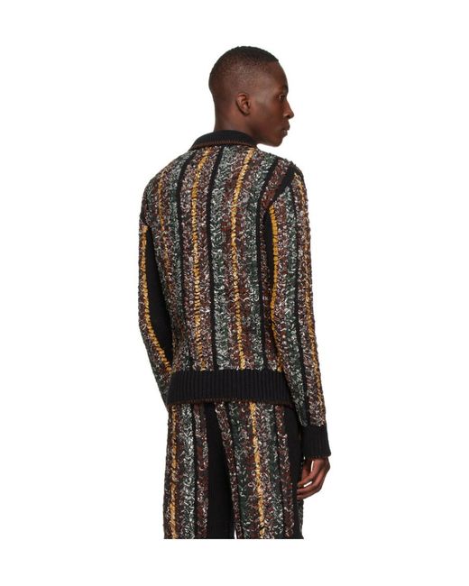 Amiri Black Logo Knitted Sweater for men