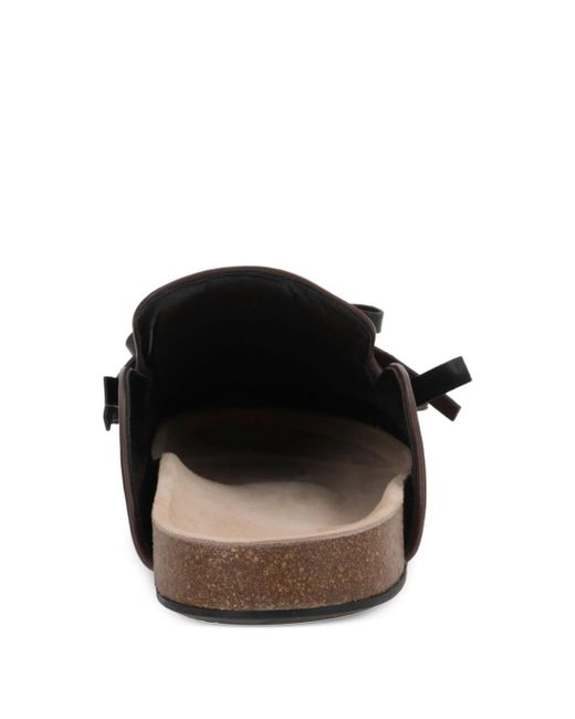 J.W. Anderson Black Open-Heel Muller Shoes for men