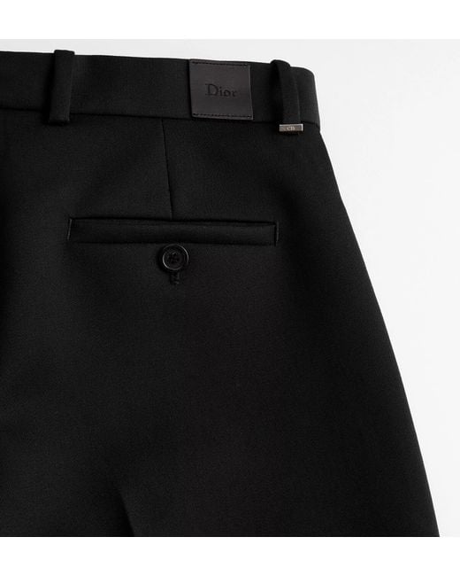 Dior Black Regular-Fit Pants