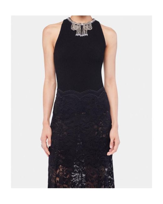 Rabanne Black Rabanne Embellished Sleeveless Top