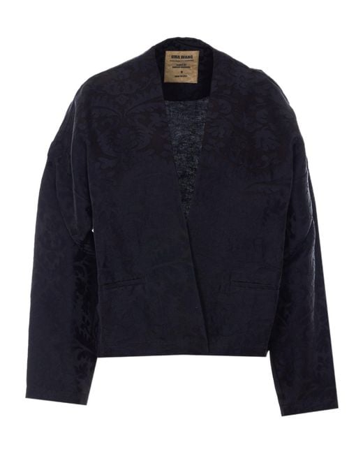 Uma Wang Blue Long Sleeve Jacket