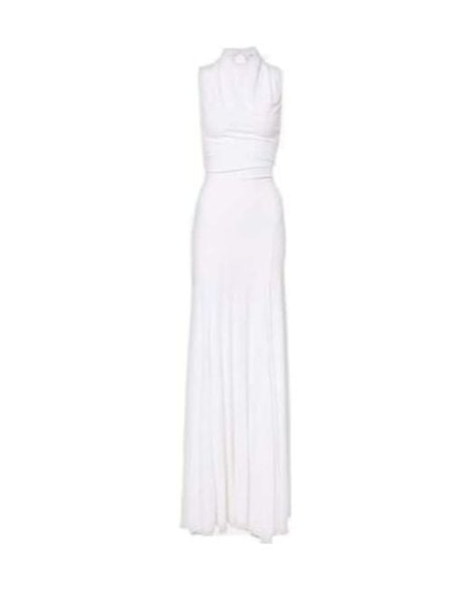 Christopher Esber White Sleeveless Dress