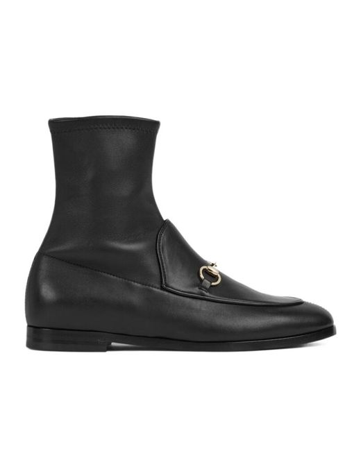 Gucci Black Jordaan Ankle Boots