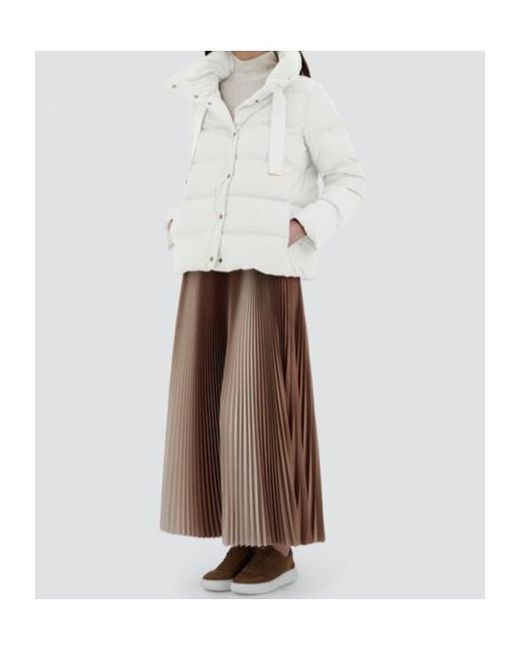 Herno White 'Satin Cape' Jacket