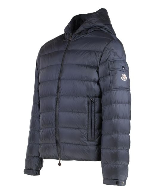 Moncler Blue Najan Zip-Up Padded Jacket for men