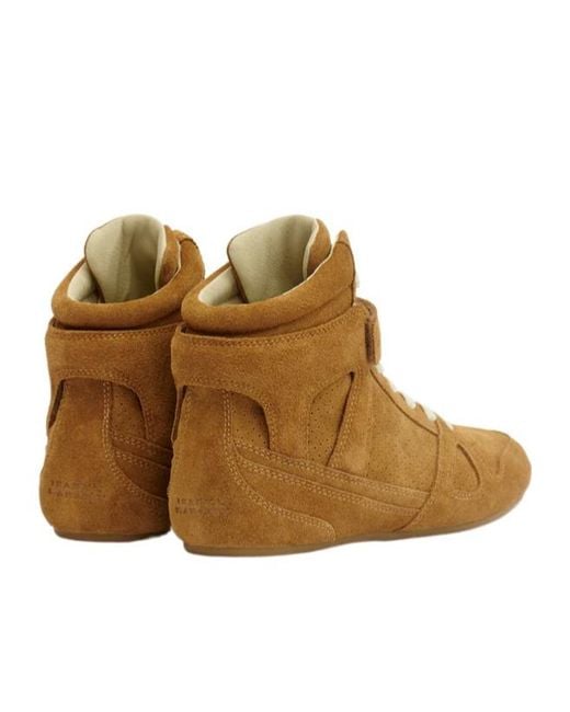 Isabel Marant Brown Senny High Sneakers