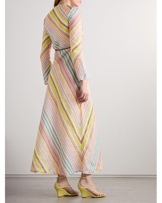 Zimmermann Metallic Long-Sleeved Dress