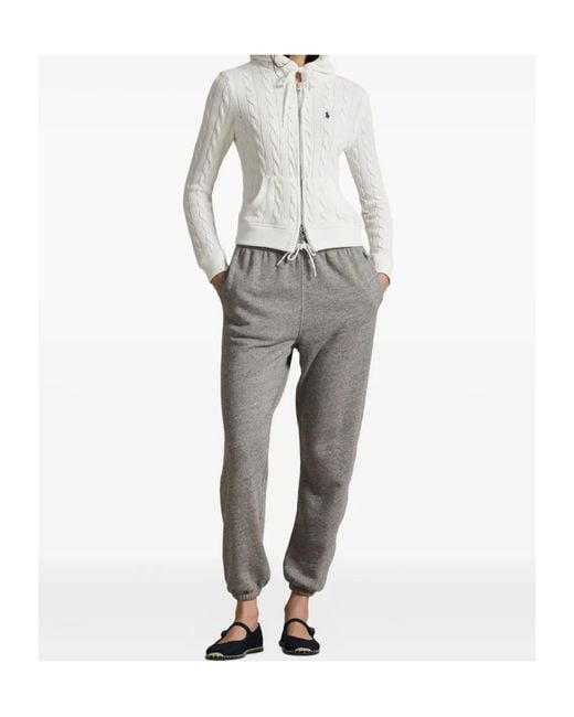 Polo Ralph Lauren Gray Drawstring Trousers