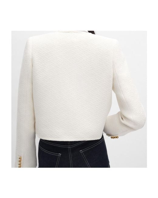 Céline White Icone Jacket