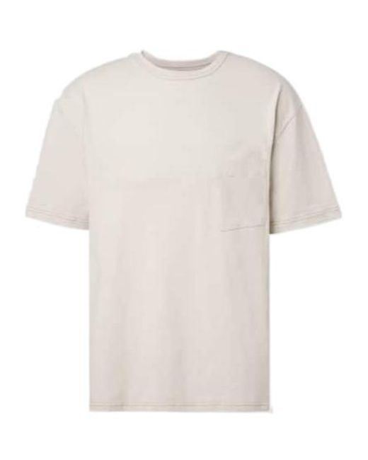 Lemaire White Cotton And Linen T-Shirt for men