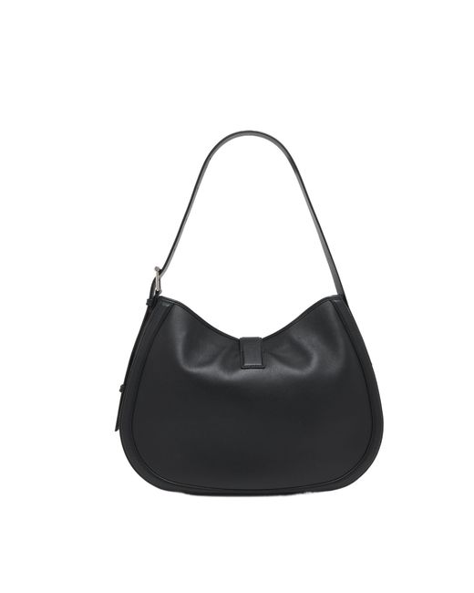 McQueen Black T-Bar Shoulder Bag