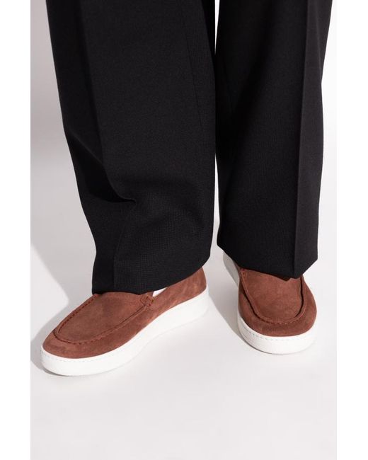 Lanvin Red Cruiser Moccasins for men