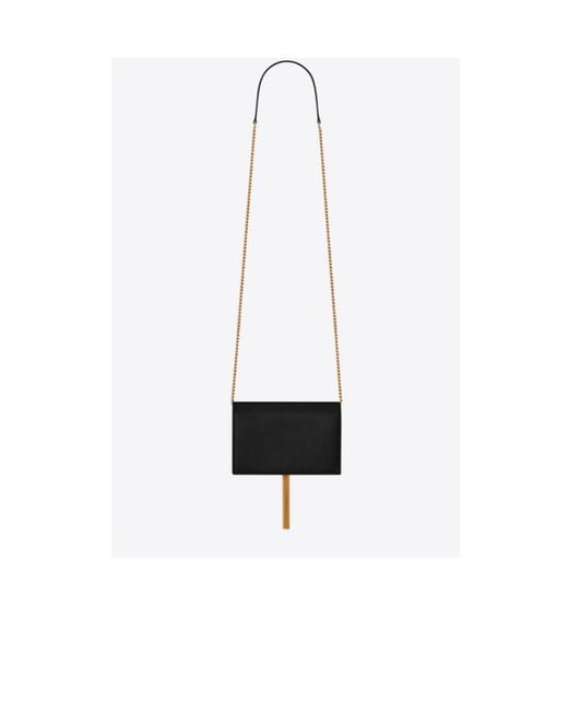 Saint Laurent White Small Kate Crossbody Bag