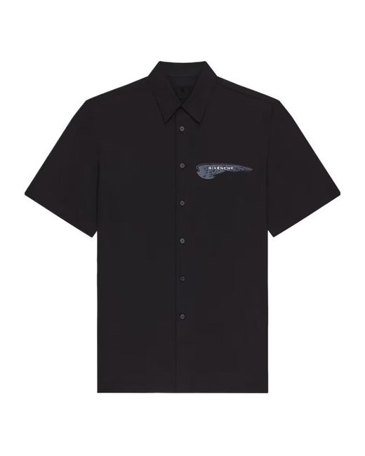 Givenchy Black Sleek 100% Cotton Shirt for men