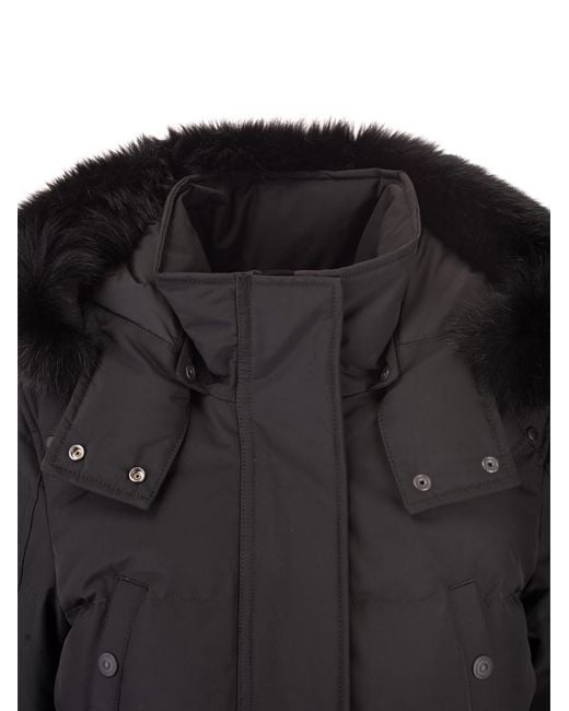 Moose Knuckles Black Causapscal Puffer Coat