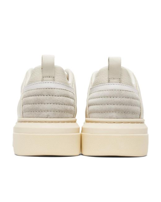 Ferragamo Natural Low-Top Leisure Sneakers