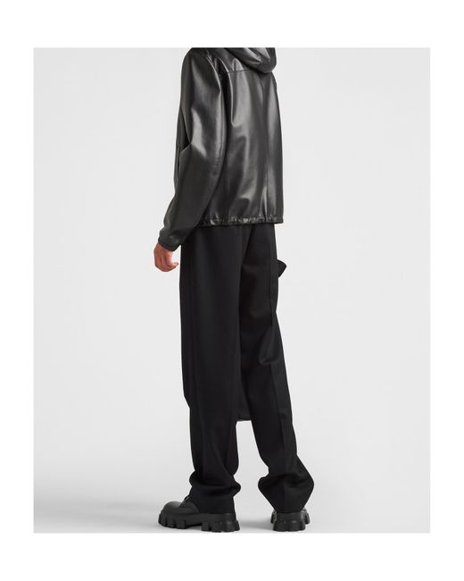 Prada Black Reversible Hooded Jacket for men