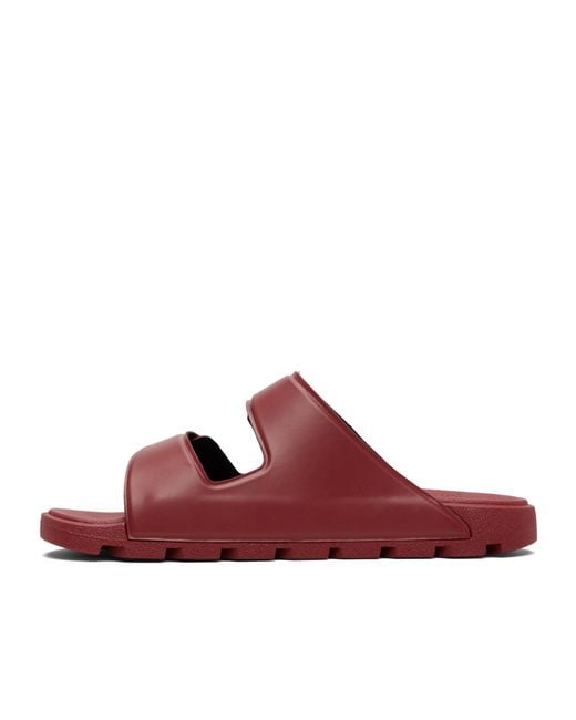 Boss Multicolor Double Buckle Logo Slippers for men