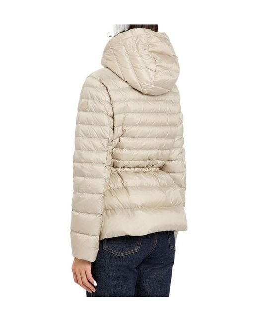Moncler Natural Hooded Padded Nylon Jacket