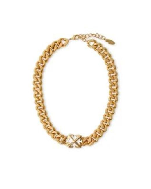 Off-White c/o Virgil Abloh Metallic Arrow Necklace