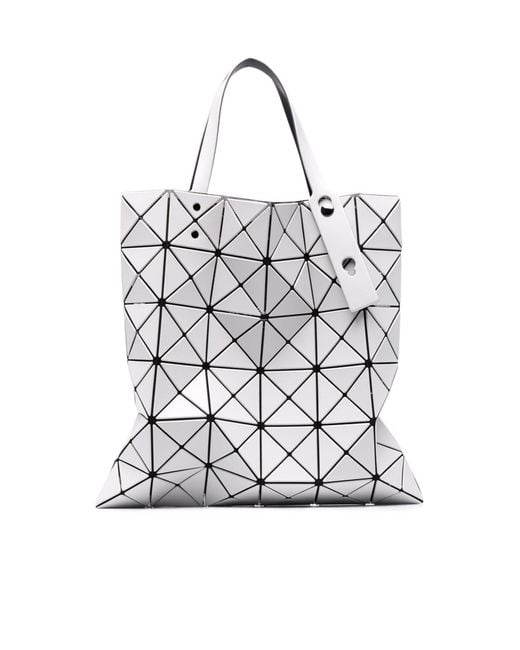 Issey Miyake White Double-Handled Handbag