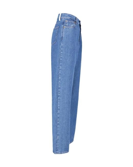 Jil Sander Blue Straight-Leg Jeans