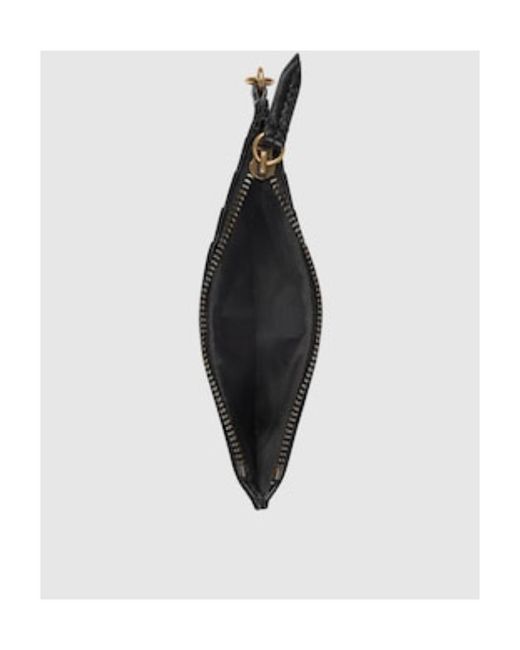 Gucci Black Gg Marmont Logo Plaque Mini Shoulder Bag