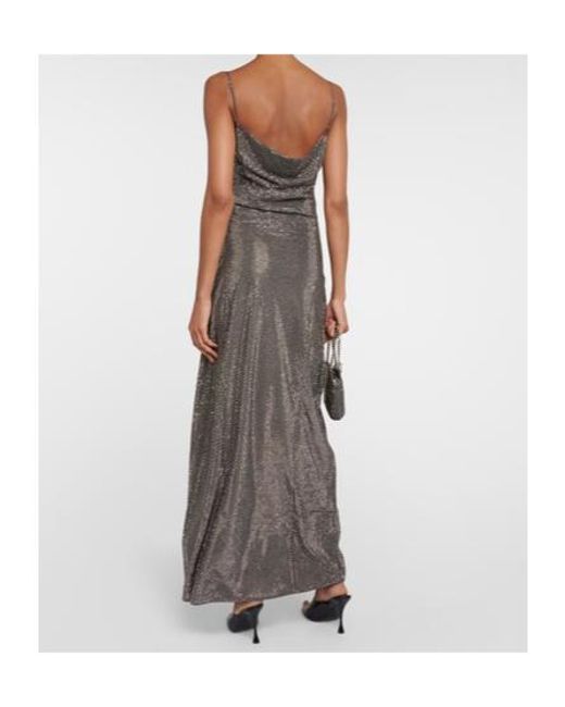 Stella McCartney Multicolor Asymmetric Embellished Maxi Dress