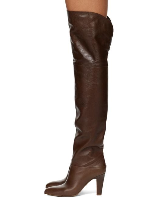 Chloé Brown Chloé Eve Thigh High Boots