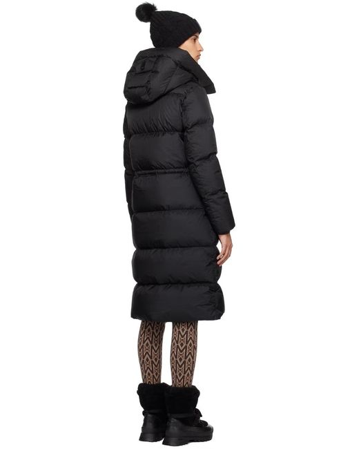 Mackage Black Padded Down Hooded Jacket