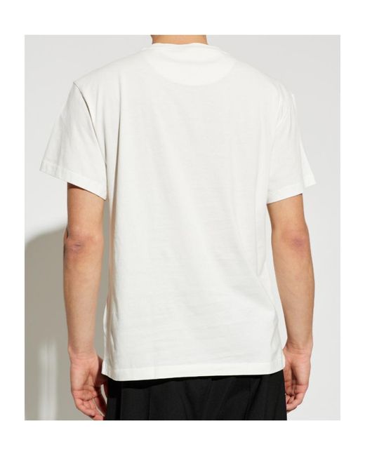 Jil Sander White Logo Crewneck T-Shirt Pack for men