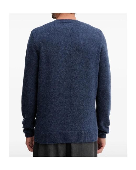 Barbour Blue Crew-Neck Sweater for men