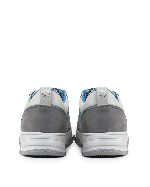 Giuliano Galiano Blue Vyper Mesh Sneakers for men