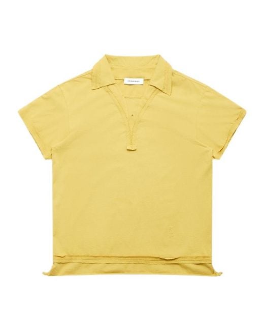 Kiko Kostadinov Yellow Otak Polo Shirt for men